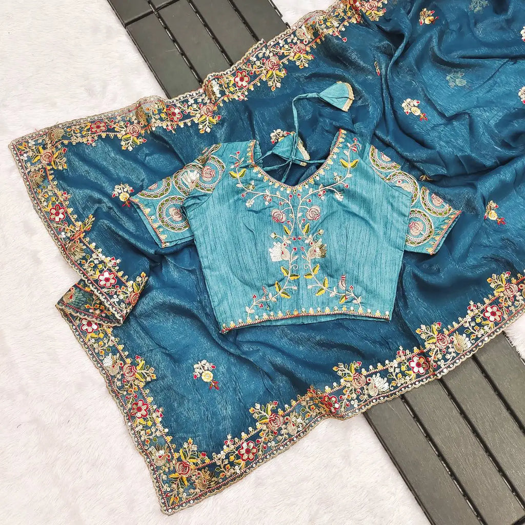 Women Casual Style Summer Diwali Winter Latest High-quality Slim Fit Designer Banarasi Cotton Silk Saree Blouse Kanchipuram