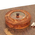 Best Selling Indian Wooden Spice Box Removable Compartments Eco-Friendly Dishwasher Safe Customizable Size Logo Herb Spice Nut