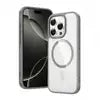Hadaasi Transparent Magnetic Hard Case for with Clear Acrylic Shockproof Design Magnetic Ring Holder PMMA Material Unisex