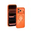 Hadaasi Transparent Magnetic Hard Case for with Clear Acrylic Shockproof Design Magnetic Ring Holder PMMA Material Unisex