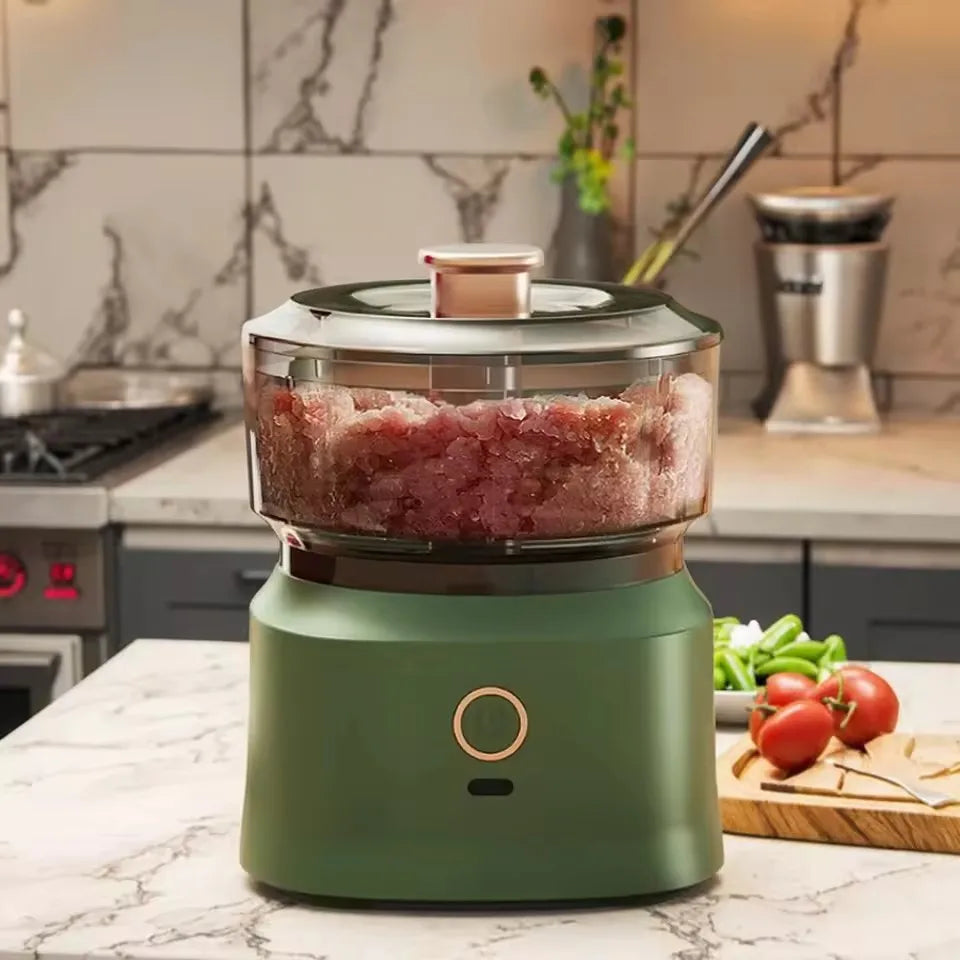 350ml Wireless Electric Mini Food Chopper USB Charging Garlic Press Meat Grinder Vegetable Shredder Kitchen Gadget