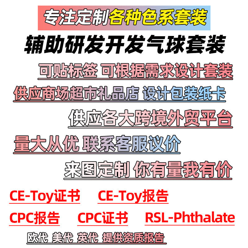 Birthday Balloon Party Decorations Scene Layout Background Wall Dressing Supplies Premium Feeling Package Foreign Trade suit