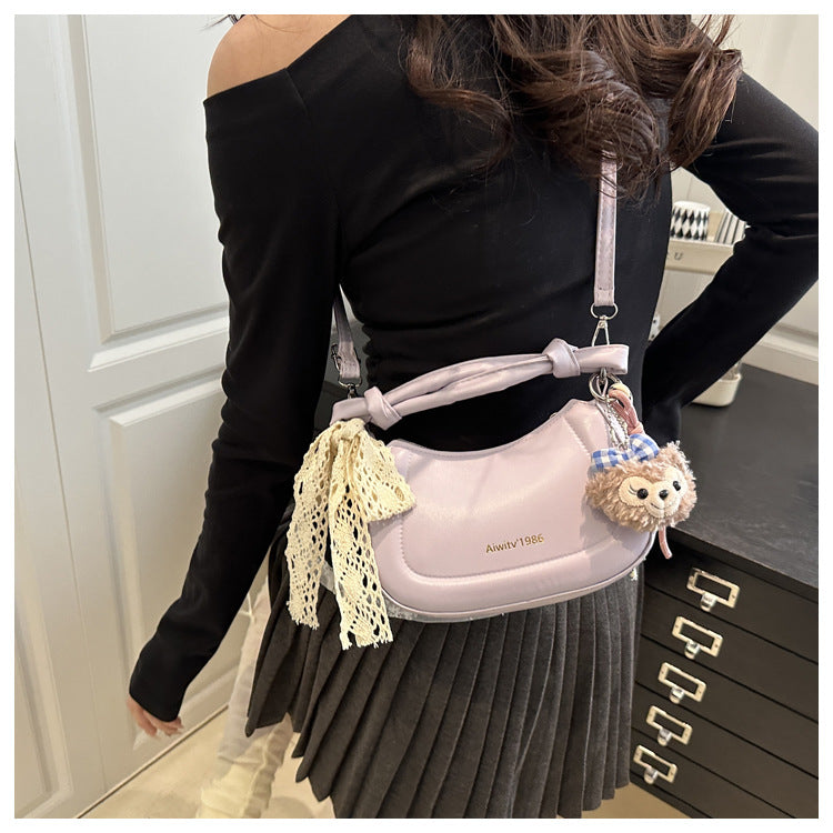 Simple and Stylish Korean-Style Handbag 2025 Summer New Small Square Bag for Women, Casual and Fresh Single Shoulder Crossbody Bag