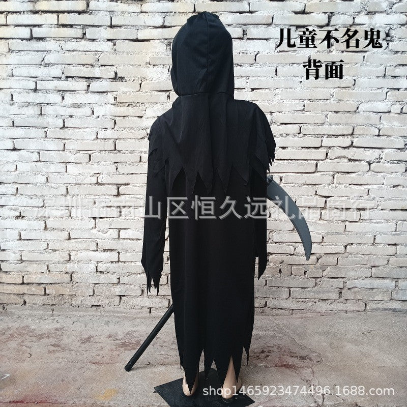 Halloween Cos Kidsren's Horror Death Zombie Devil Ghost Bar Stage Performance Masquerade Performance Costume