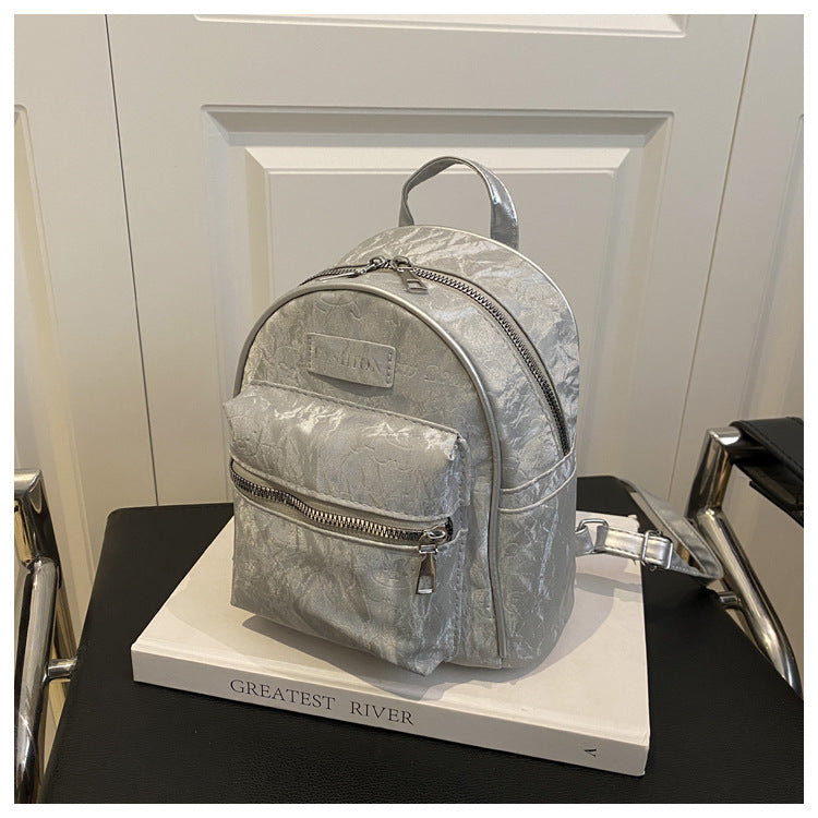 2025 High-Looking Fashionable Travel Small Bag Women's New Style Student Backpack for Work and Outing Backpack