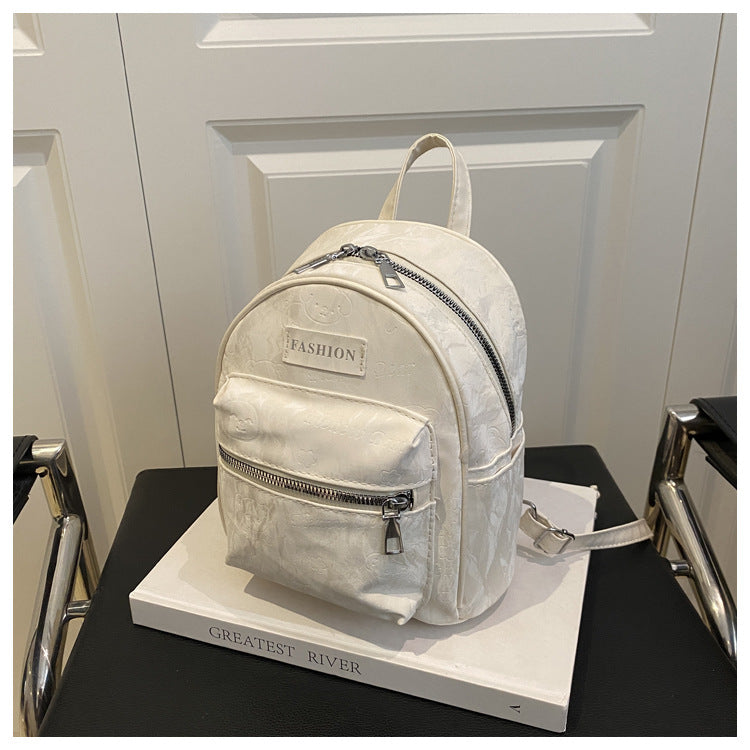2025 High-Looking Fashionable Travel Small Bag Women's New Style Student Backpack for Work and Outing Backpack