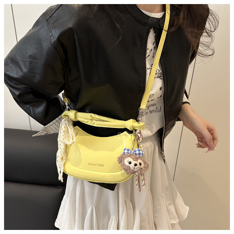 Simple and Stylish Korean-Style Handbag 2025 Summer New Small Square Bag for Women, Casual and Fresh Single Shoulder Crossbody Bag