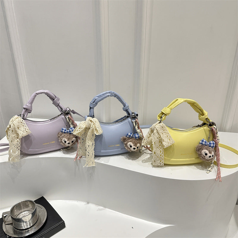 Simple and Stylish Korean-Style Handbag 2025 Summer New Small Square Bag for Women, Casual and Fresh Single Shoulder Crossbody Bag