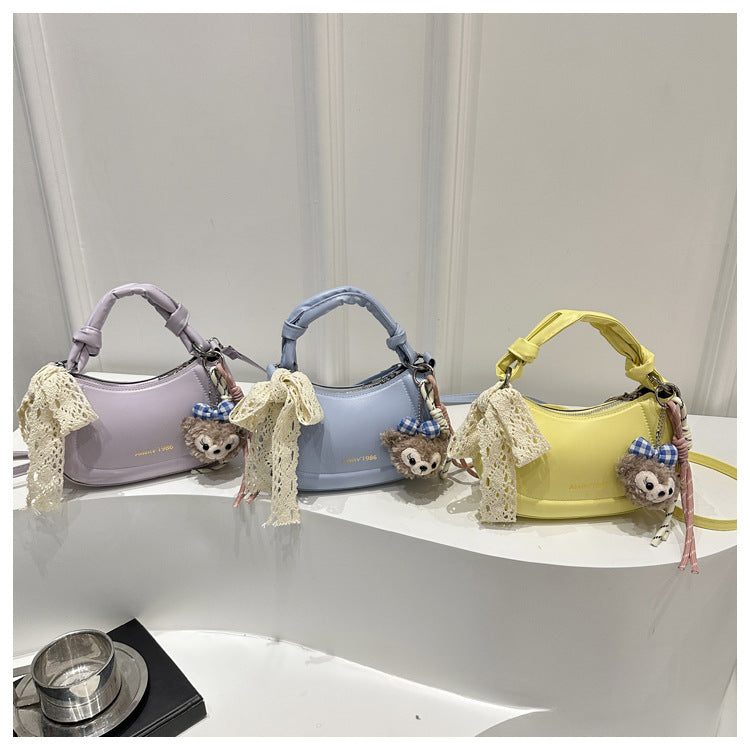Simple and Stylish Korean-Style Handbag 2025 Summer New Small Square Bag for Women, Casual and Fresh Single Shoulder Crossbody Bag
