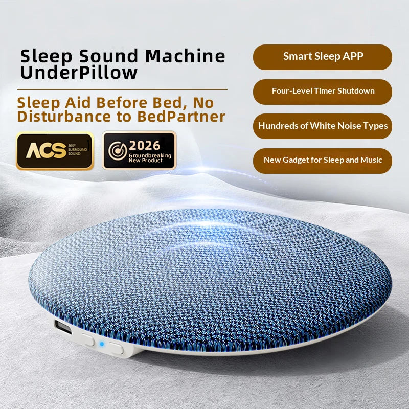 Ultra-Thin Bluetooth 6.0 Under Pillow Speaker and MP3 Player