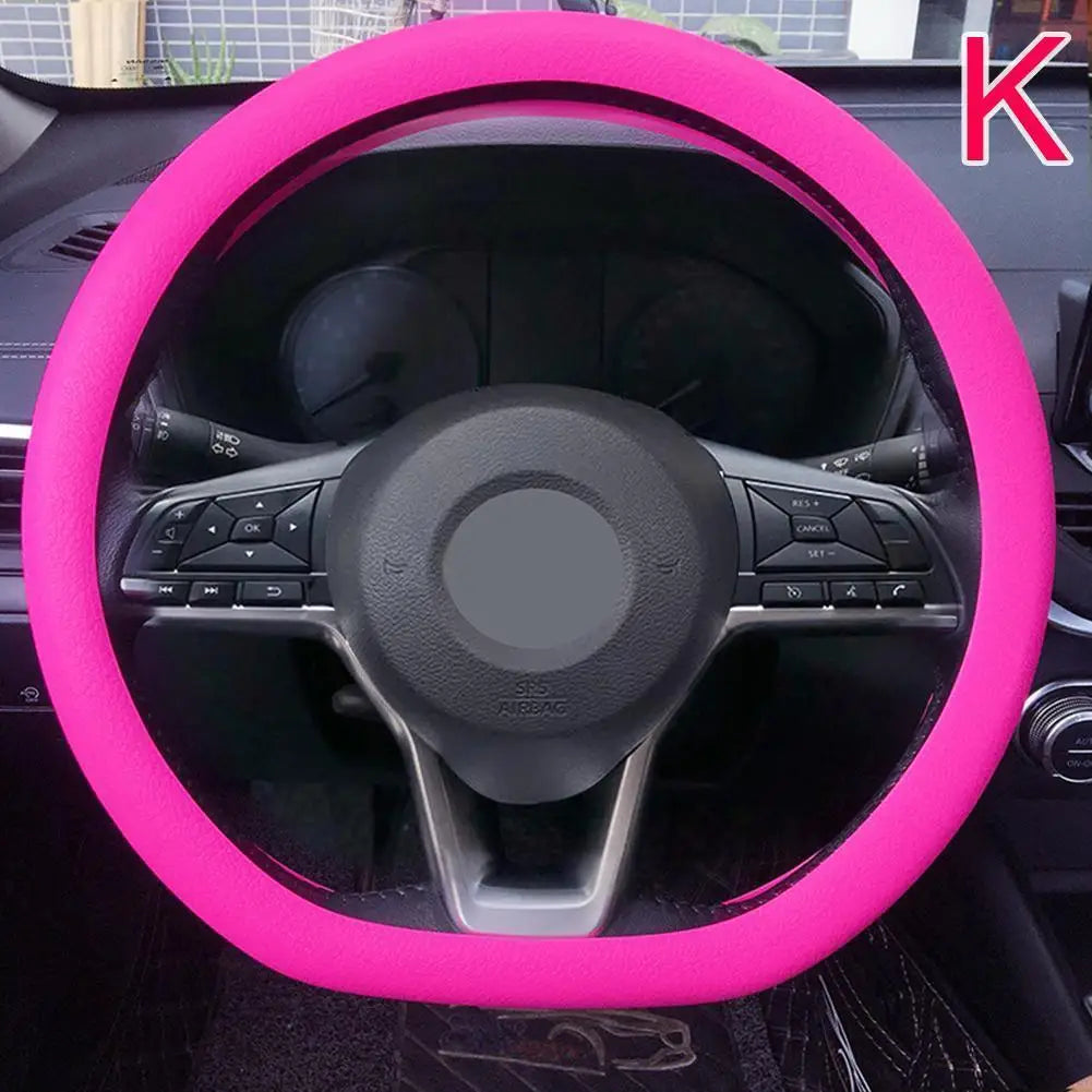 Anti-skid Elastic Silicone Steering Wheel Cover