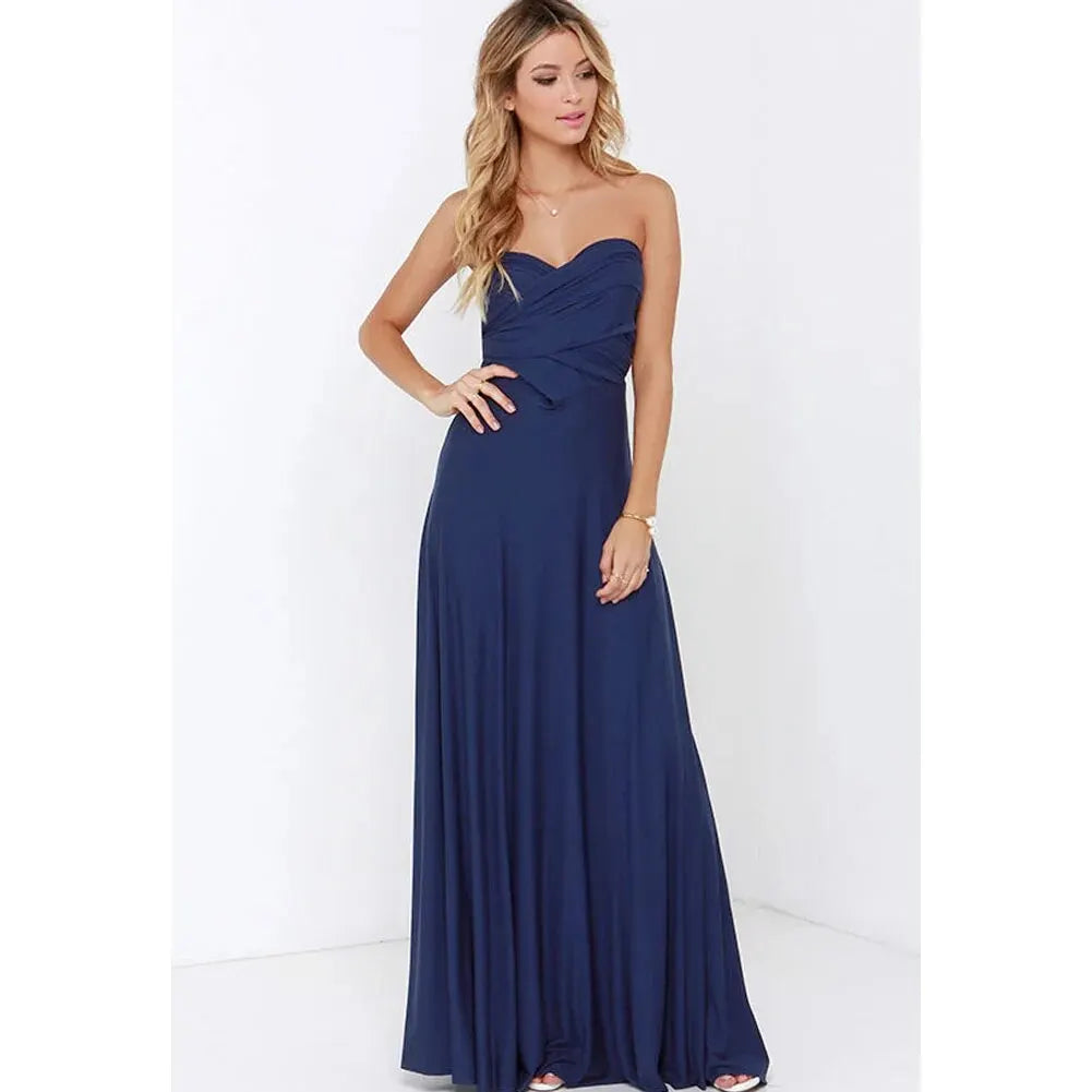 Women's Multiway Convertible Boho Maxi Bandage Dress