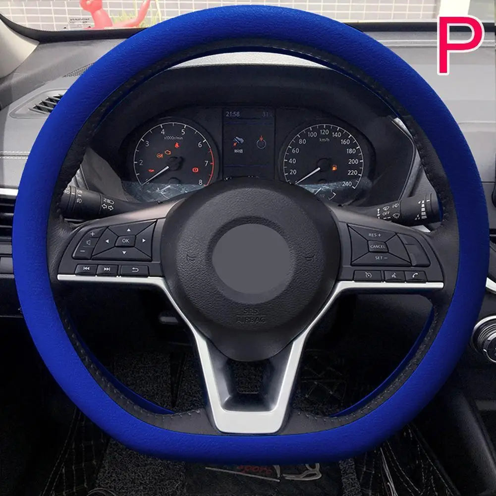 Anti-skid Elastic Silicone Steering Wheel Cover