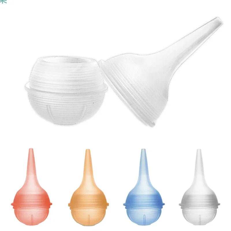 Baby Nasal Aspirator Nose Aspirator Vacuum Suction Kit Nose Cleaner with Soft Silicone Nozzle Hand Squeeze Snot Remover