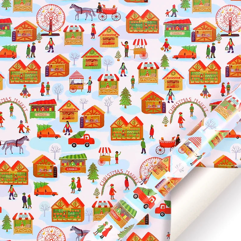 Christmas Lantern Pattern Tissue Paper for Gift Wrapping