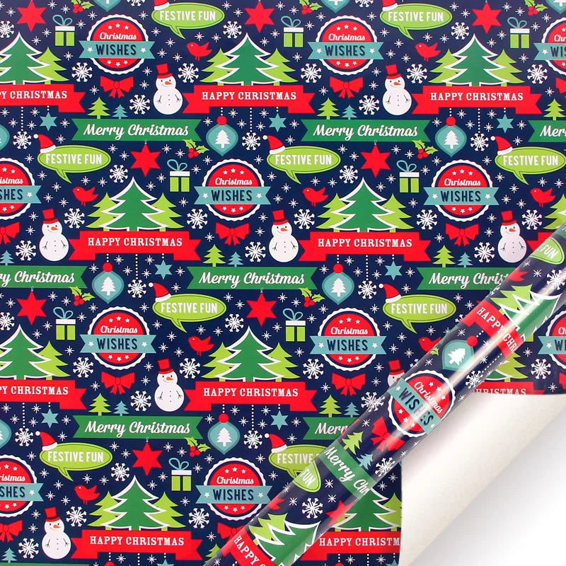 Christmas Lantern Pattern Tissue Paper for Gift Wrapping