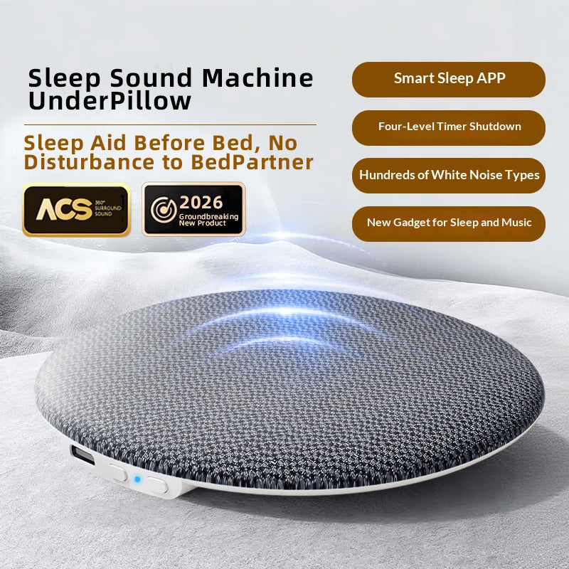 Ultra-Thin Bluetooth 6.0 Under Pillow Speaker and MP3 Player