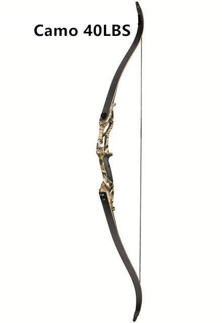 JUNXING F179  56" 30-50lbs Recurve Bow American Hunting Bow Archery 17 inche Metal Riser Tranditional Long Bow Hunting