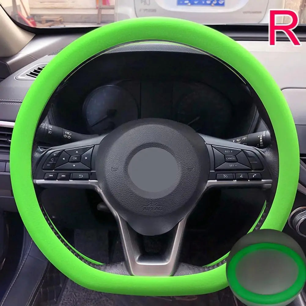 Anti-skid Elastic Silicone Steering Wheel Cover