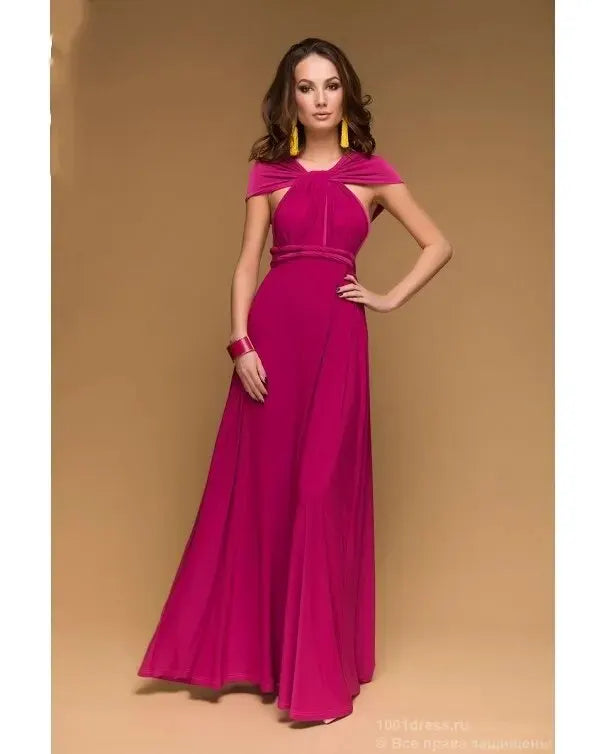 Women's Multiway Convertible Boho Maxi Bandage Dress