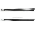 Black Titanium Kitchen Chef Tweezers Pointed Tip Manual Instrument Dental Set CE Certified Class I