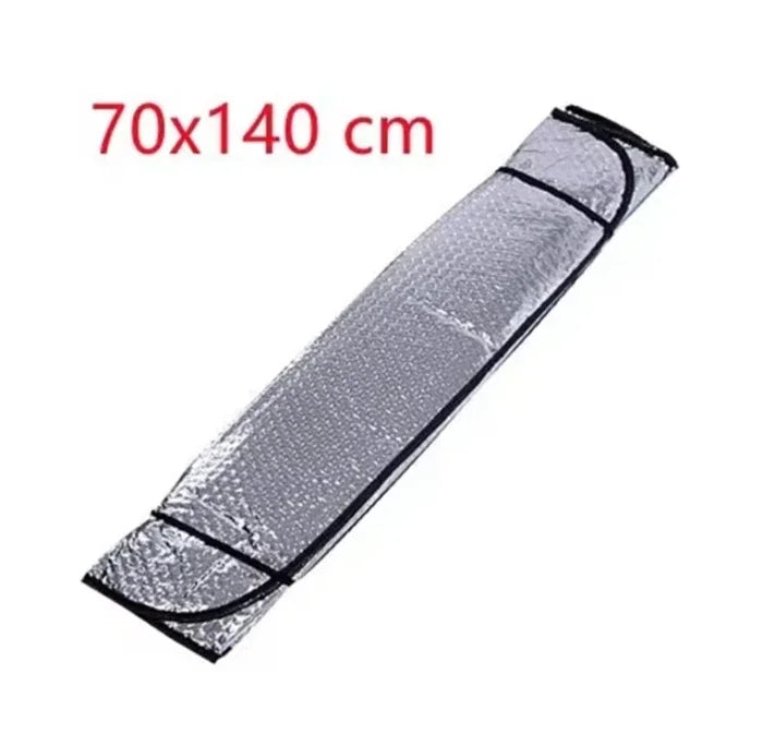 140cm Car Windshield Foldable Sun Shade Visor Cover Block Reflector Portable Breathable Anti UV Protector Screen Free