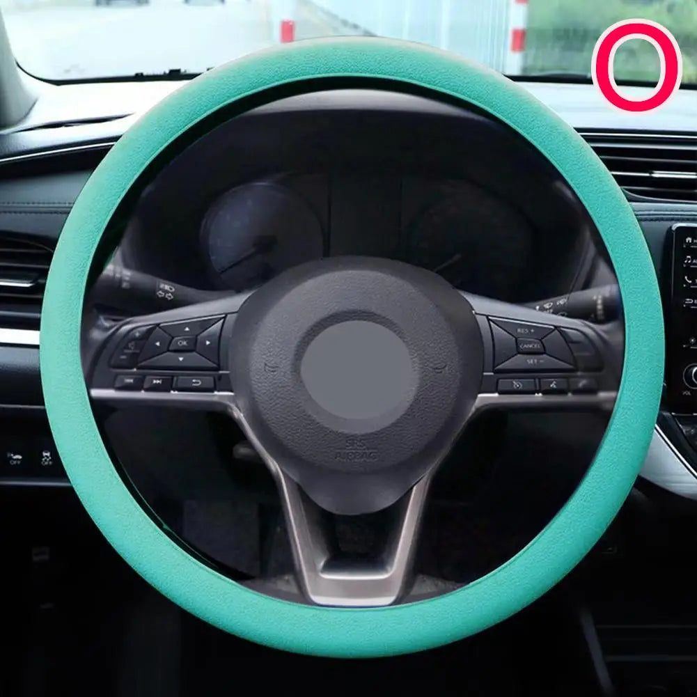 Anti-skid Elastic Silicone Steering Wheel Cover