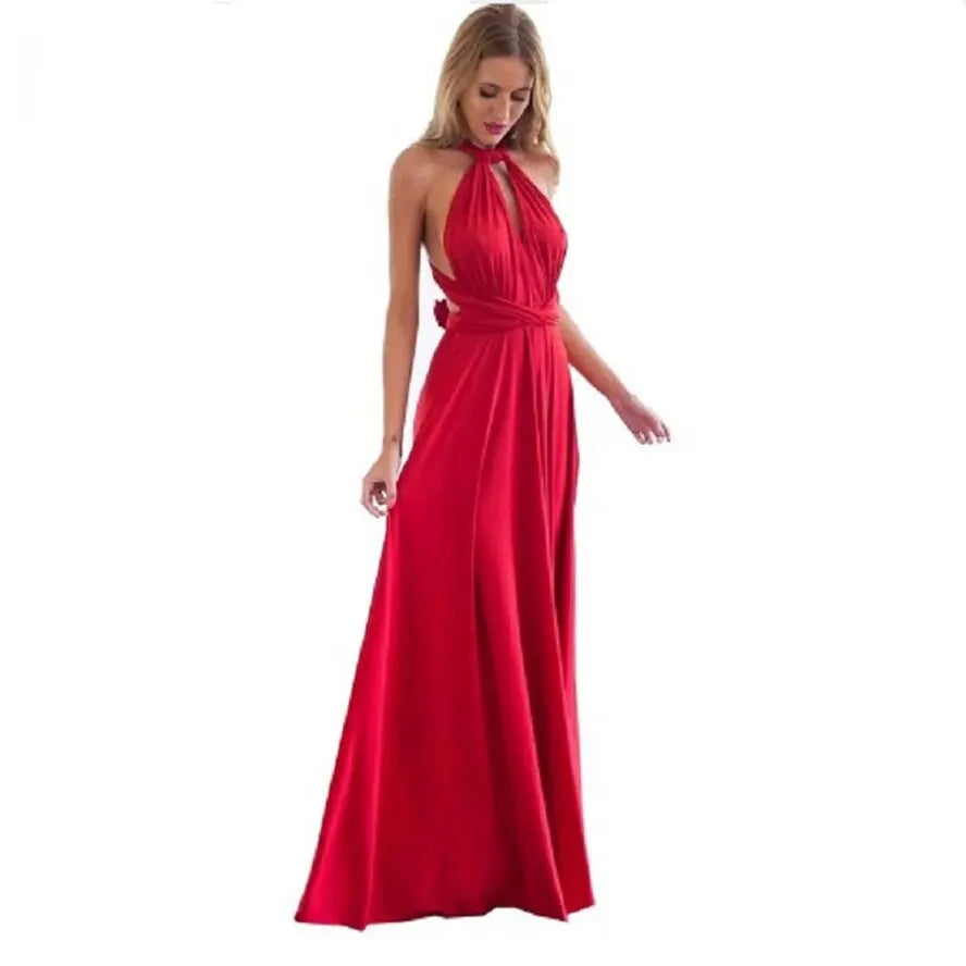 Women's Multiway Convertible Boho Maxi Bandage Dress
