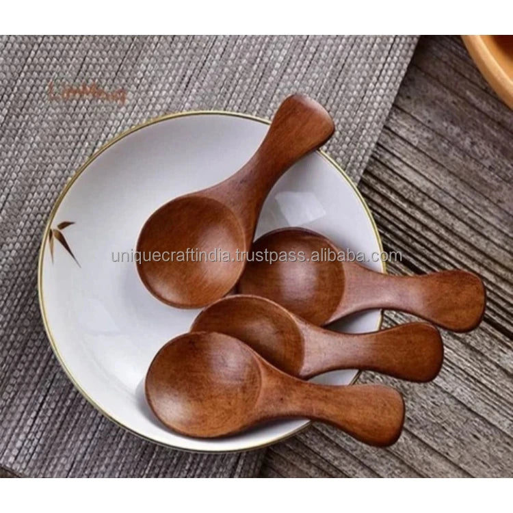BambooBowl Natural Bamboo Soup Spoon | Lightweight Eco Wooden Ladle for Healthy Cooking, Vegan Recipes & Broth Service