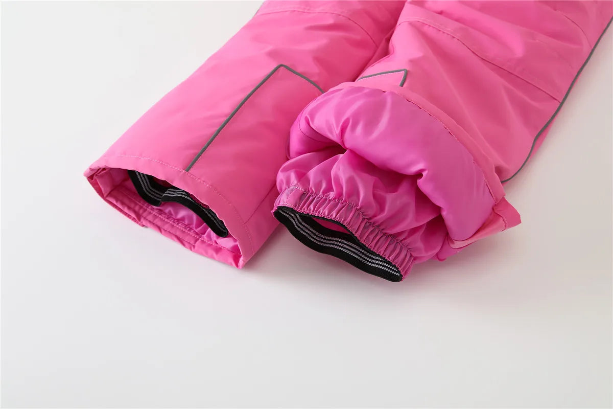 HONEYKING Kids Ski Outwear Winter Warm Windproof Outdoor Sports Snow Jackets Girls Snowboard Coat For Ski Clothing Equipment
