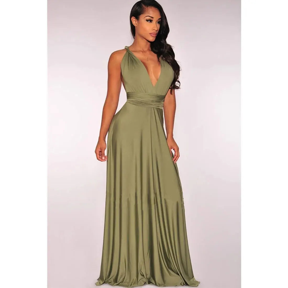 Women's Multiway Convertible Boho Maxi Bandage Dress