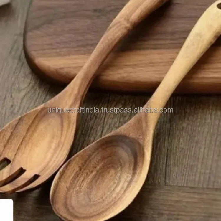 BambooBowl Natural Bamboo Soup Spoon | Lightweight Eco Wooden Ladle for Healthy Cooking, Vegan Recipes & Broth Service