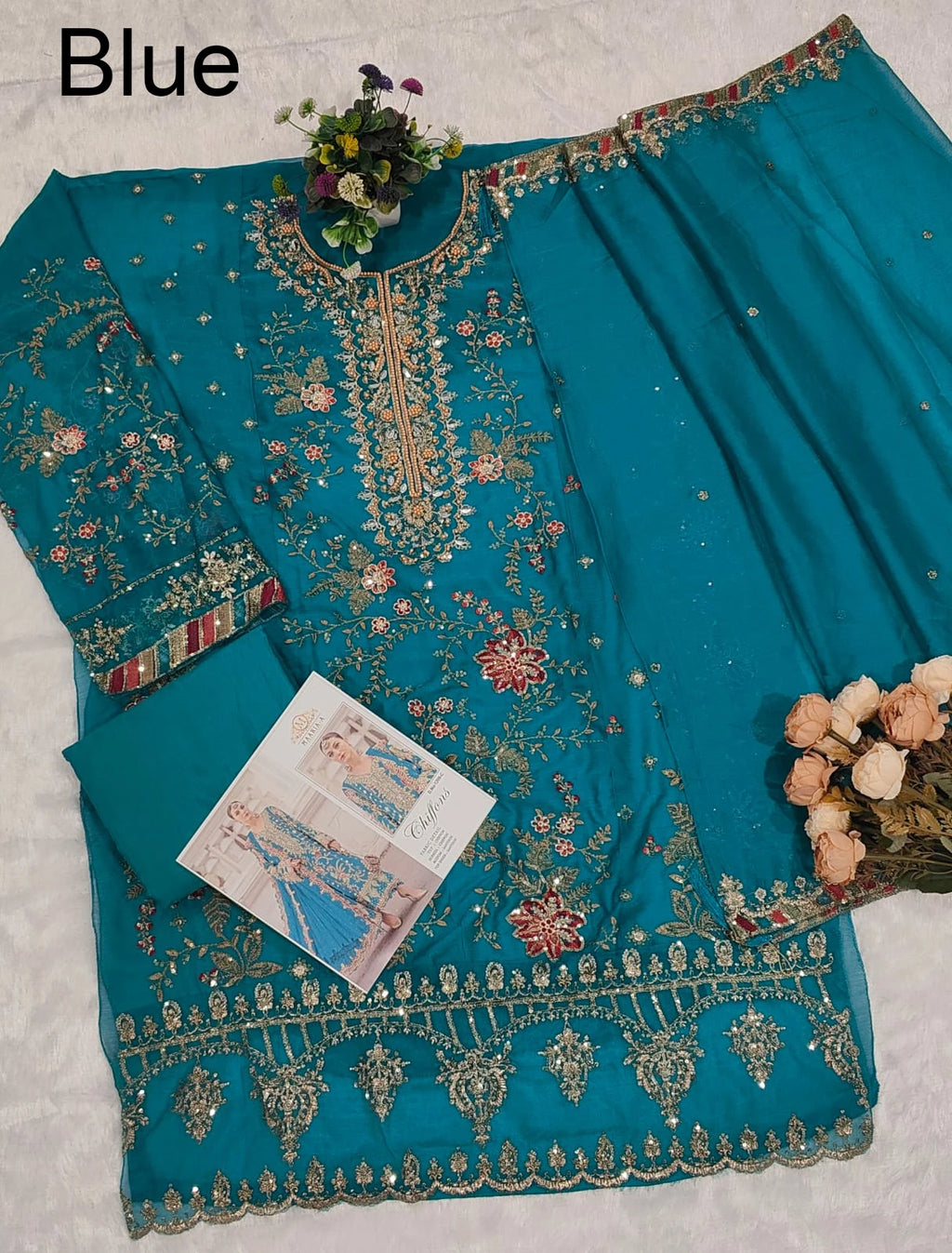 Latest Sterling Creations Indian Embroidery Sharara Gharara Kurti Set Heavy Viscose Velvet Fabric Gorgeous Fancy Fully Stitched